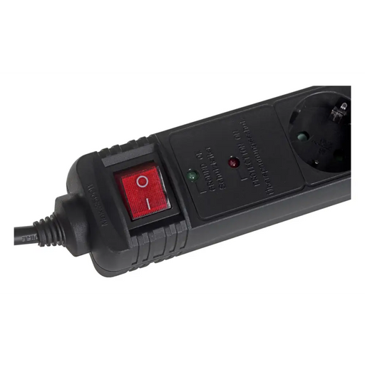 EnerGenie SPG5-C-15 предпазител от пренапрежение Черен 5 AC
