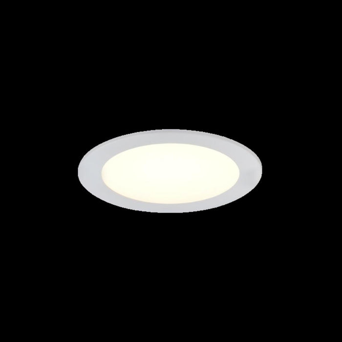 LED ЛУНА 4.4W 220V 2700K  Φ82MM БЯЛА