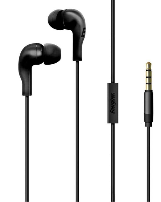 СТЕРЕО СЛУШАЛКИ ENERGIZER 3.5ММ ЧЕРНИ