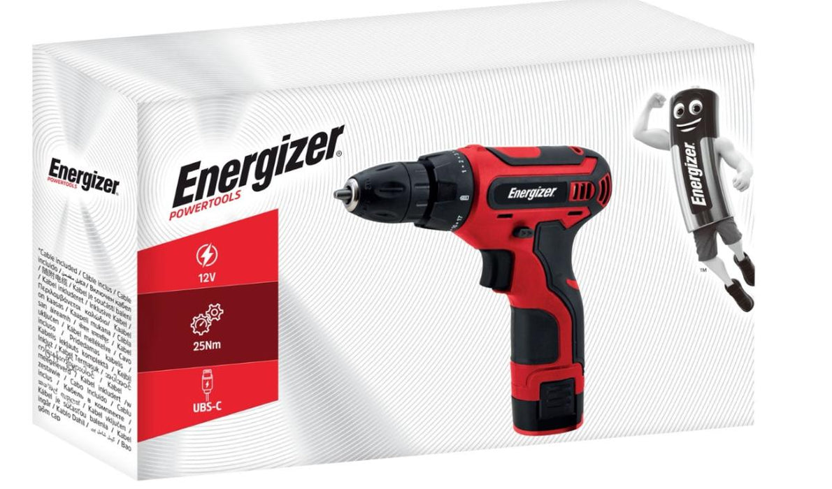 АКУМУЛАТОРЕН ВИНТОВЕРТ ENERGIZER 12V