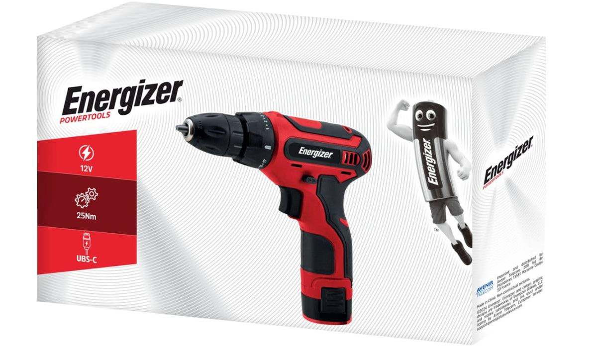 АКУМУЛАТОРЕН ВИНТОВЕРТ ENERGIZER 12V