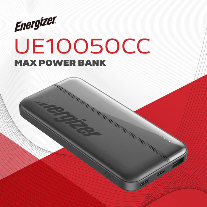 Преносима батерия Powerbank Energizer 10000 mAh 15W UE10050CC черен