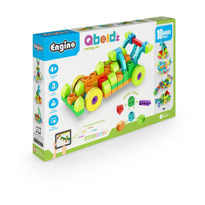 КОНСТРУКТОР ENGINO QBOIDZ 10В1 СЪСТЕЗАТЕЛНА КОЛА