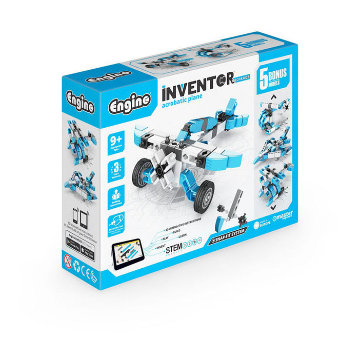 КОНСТРУКТОР ENGINO INVENTOR MECHANICS 5В1 САМОЛЕТ