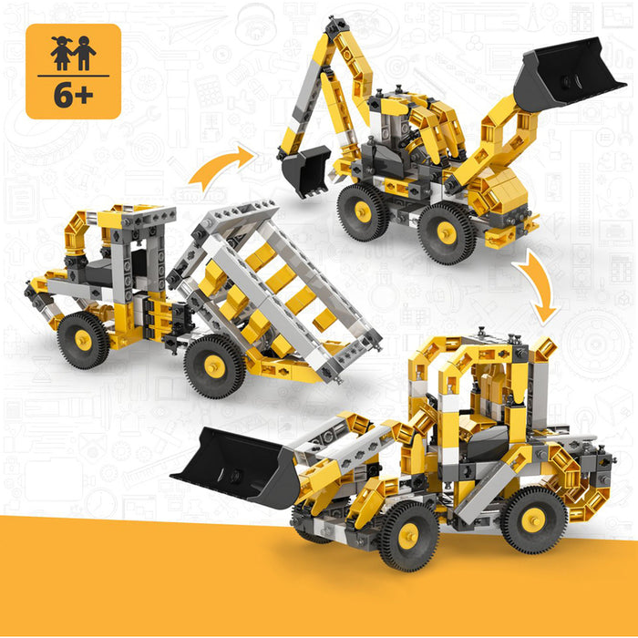 КОНСТРУКТОР ENGINO CREATIVE КОЛЕСЕН ТОВАРАЧ 3В1