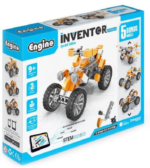 Конструктор 5 в 1 Engino Inventor Mechanics - Четириколка