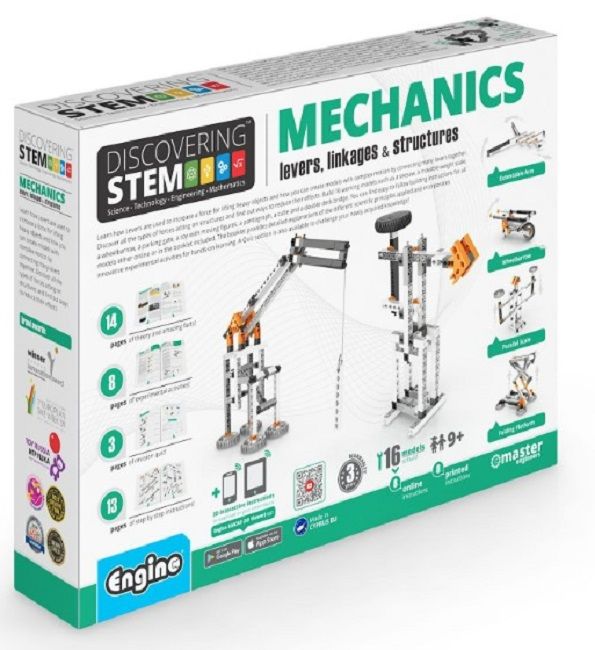 Конструктор Engino STEM Mechanics - Лостове, връзки и структури