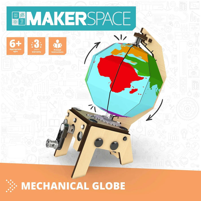 Конструктор Engino Makerspace DIY - Глобус, 69 части