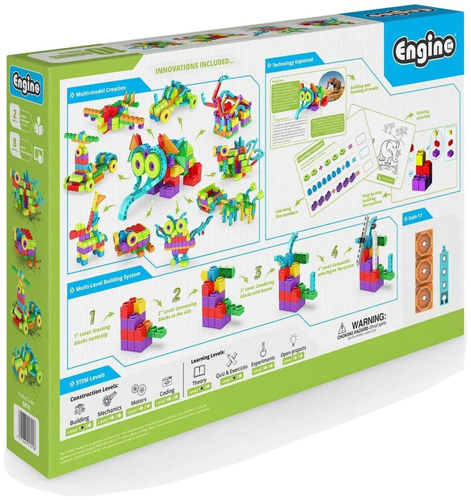 Конструктор 10 в 1 Engino Qboidz - Слон, 170 части