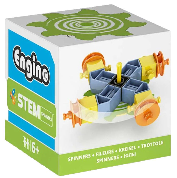 Конструктор Engino Stem - Спинер, зелен