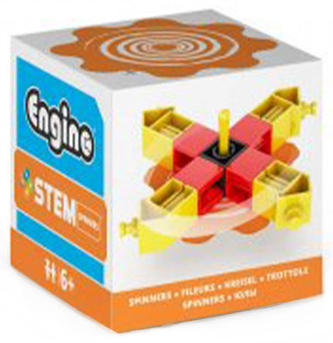 Конструктор Engino Stem - Спинер, оранжев