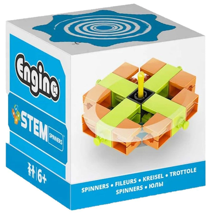 Конструктор Engino Stem - Спинер, син