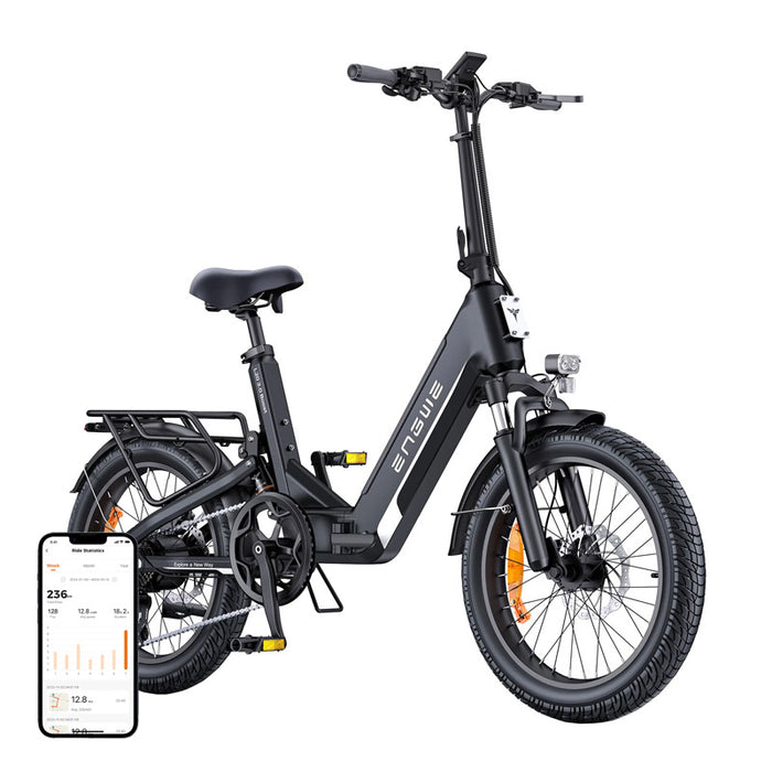 Електрически велосипед ENGWE L20 3.0 BOOST 250W 20" (черен)