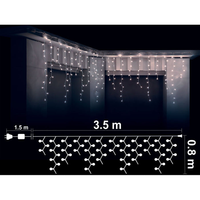 КОЛЕДНО ОСВЕТЛЕНИЕ ВИСУЛКА 350CM 200LED ENIGMA ET741B-W