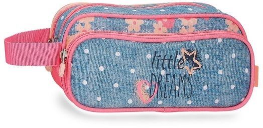 Овален несесер Enso Little Deams - 3 ципа, с дръжка