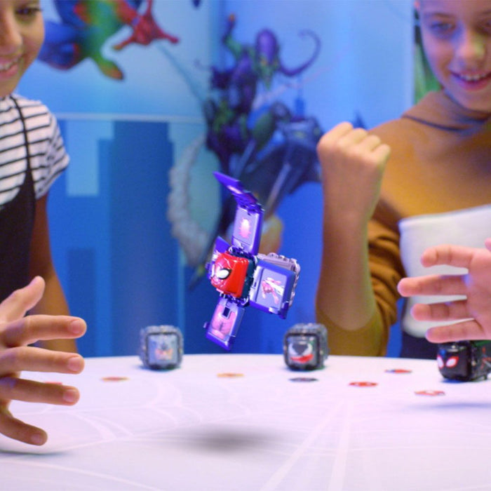 Игрален комплект Eolo Toys Spiderman - Бойни кубчета, Спайдърмен и Носорога