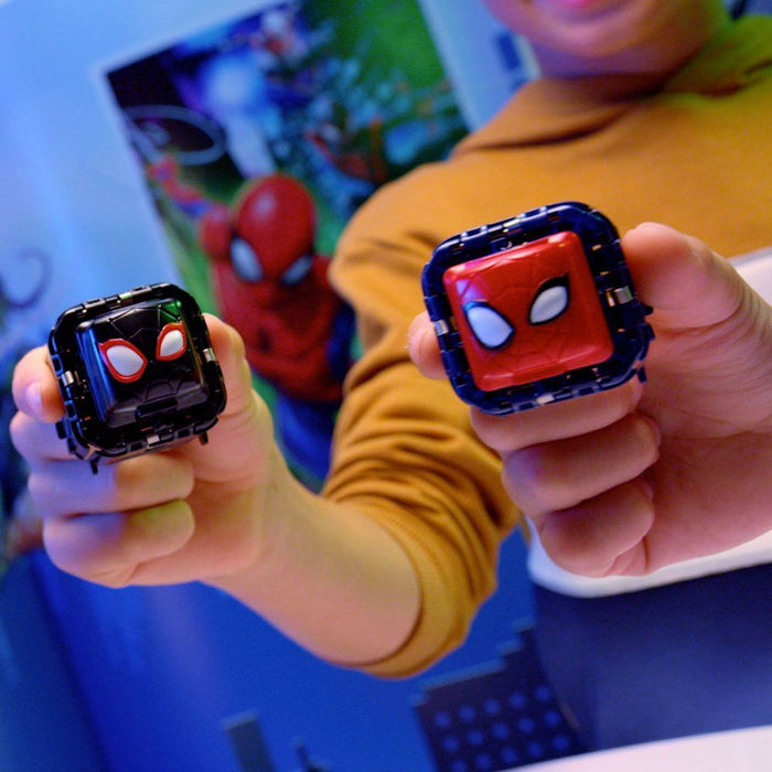 Игрален комплект Eolo Toys Spiderman - Бойни кубчета, Спайдърмен и Носорога