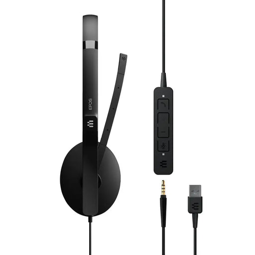 EPOS ADAPT 165 USB II слушалки с кабелна лента за глава