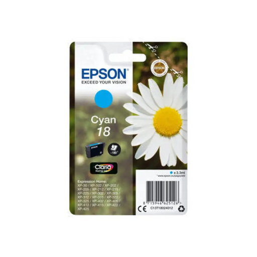 EPSON 1LB 18 касета с мастило циан стандартен капацитет 3,3