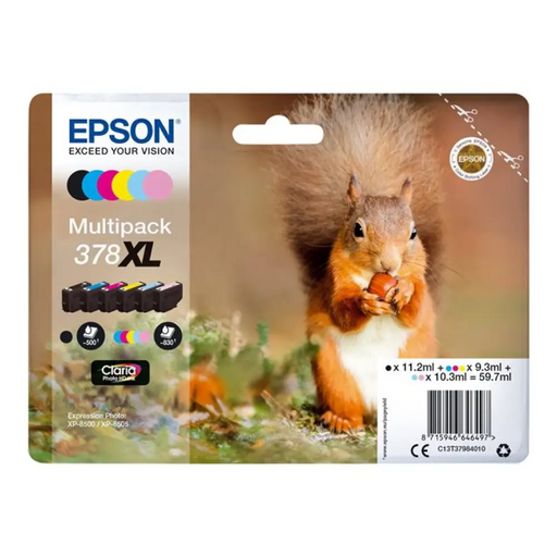 EPSON 1LB 378XL Mpack мастило BK CMY LC LM със сигурност w/s