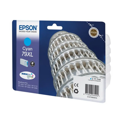 EPSON 1LB 79XL касета с мастило циан с голям капацитет 17,1