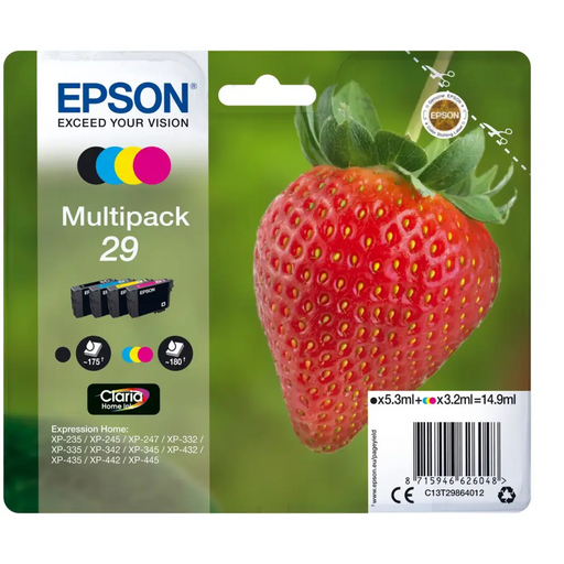 EPSON 1LB Multipack 4-colours 29 Claria Home Ink Блистер