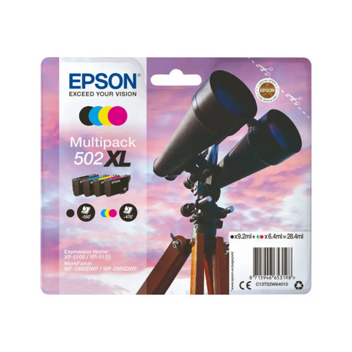 EPSON 1LB Multipack 4-colours 502XL Ink SEC w/s