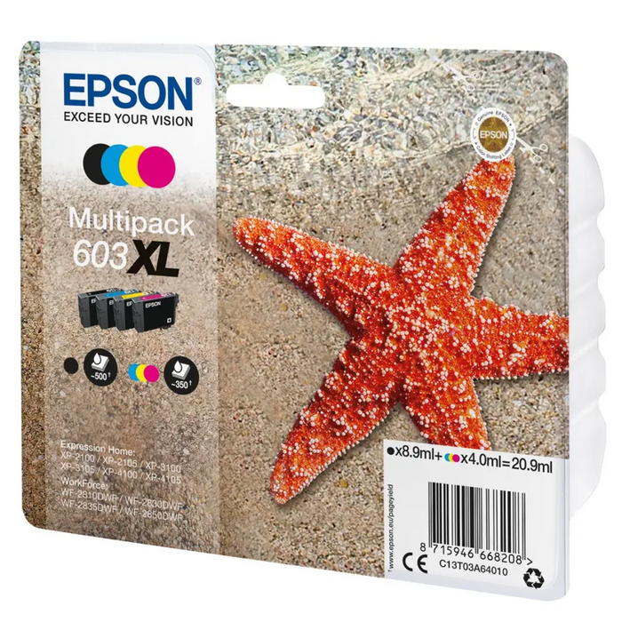 EPSON 1LB Multipack 4-цветни мастила 603XL