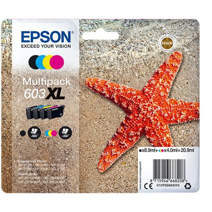 EPSON 1LB Multipack 4-цветни мастила 603XL