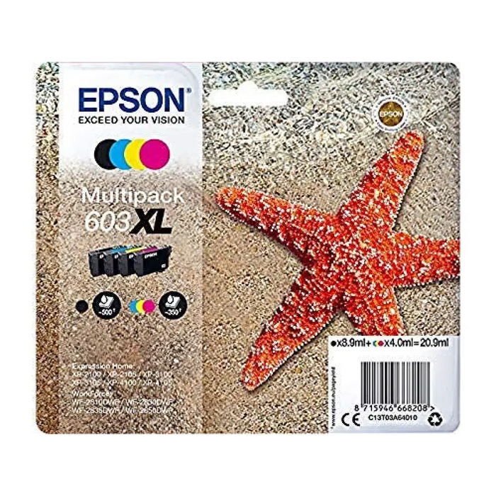 EPSON 1LB Multipack 4-цветни мастила 603XL