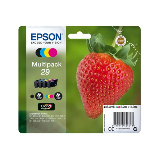 EPSON 1LB Multipack Fraise - мастило Claria Home Black Cyan
