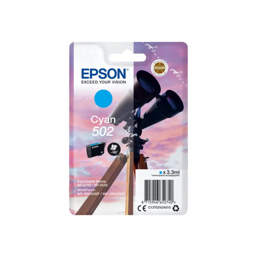EPSON 1LB Singlepack Cyan 502 Ink