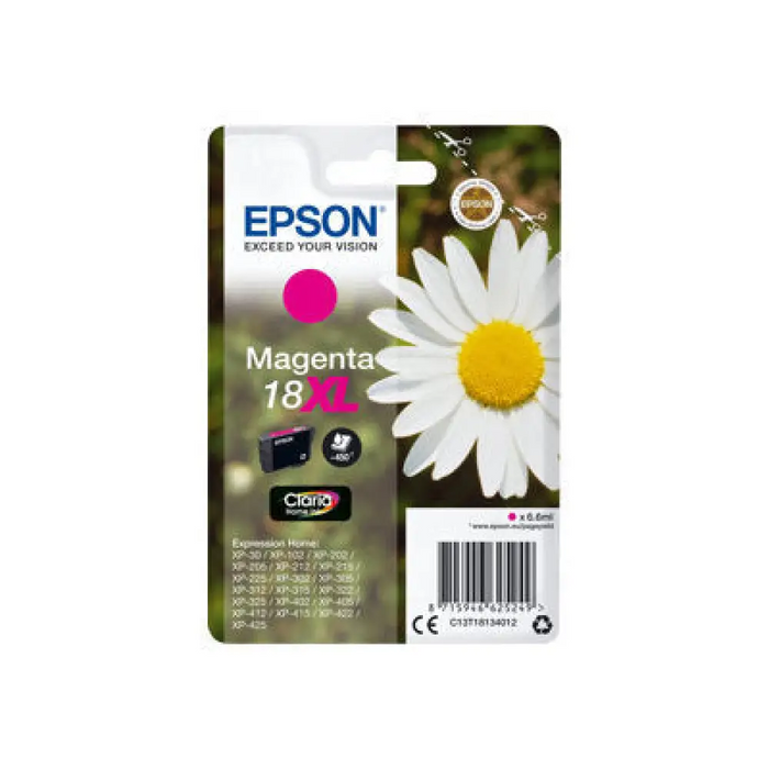 EPSON 1LB Singlepack Magenta 18XL Claria Home Ink