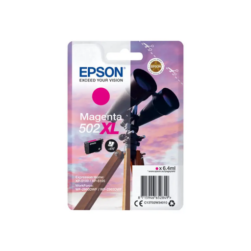 EPSON 1LB Singlepack Magenta 502XL Ink SEC w/s