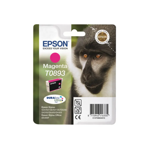 EPSON 1LB T0893 касета с мастило магента с нисък капацитет
