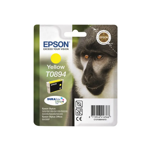 EPSON 1LB T0894 касета с мастило жълта нисък капацитет 3,5