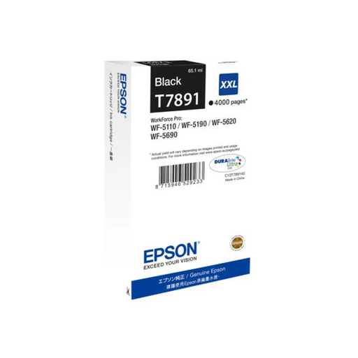 EPSON 1LB T7891 черна касета с мастило изключително голям