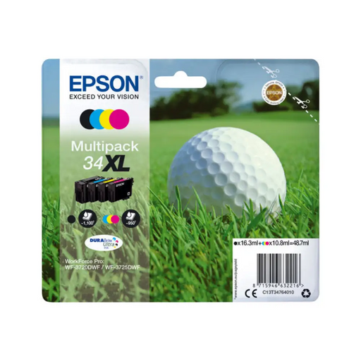EPSON 2LB Multipack 4-colours 34XL DURABrite Ink Ultra CMYK