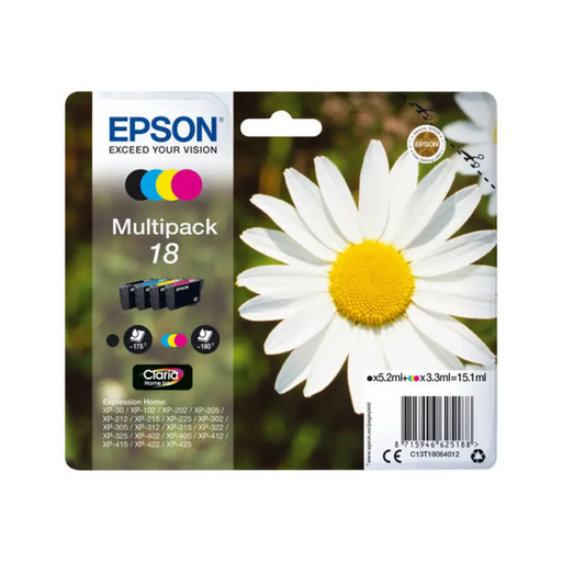 EPSON 3LB 18 касета с мастило черна и трицветна стандартен