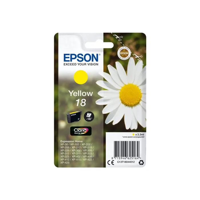 EPSON 3LB 18 касета с мастило жълт стандартен капацитет 3,3