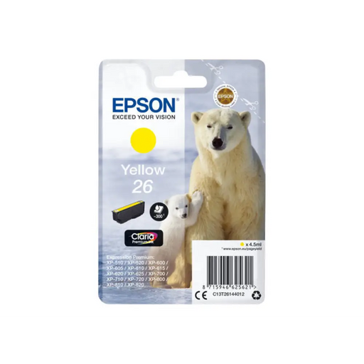 EPSON 3LB 26 касета с мастило жълт стандартен капацитет 4,5