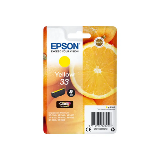 EPSON 3LB Cartouche Oranges Ink Claria Premium Yellow w/s