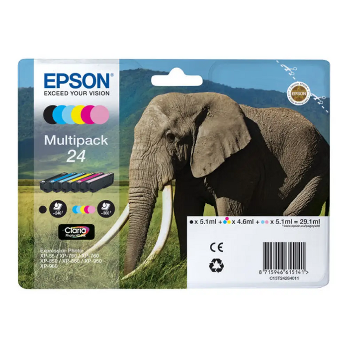 EPSON 3LB Inkt Cartridge 24 Claria Photo HD мастило черно