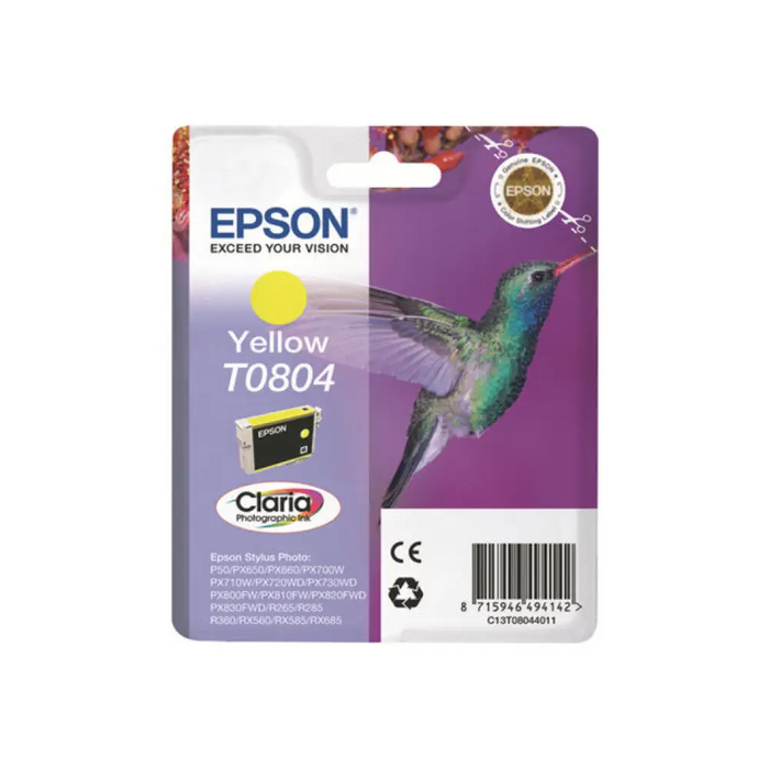 EPSON 3LB T0804 касета с мастило жълт стандартен капацитет