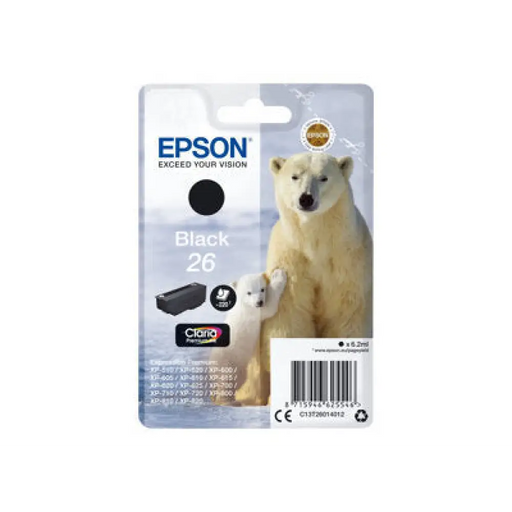 EPSON 4LB 26 черна касета с мастило стандартен капацитет