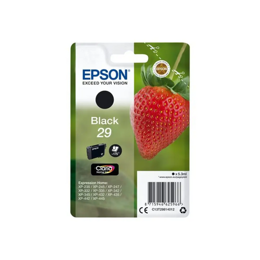 EPSON 4LB Singlepack Black 29 Claria Home Ink