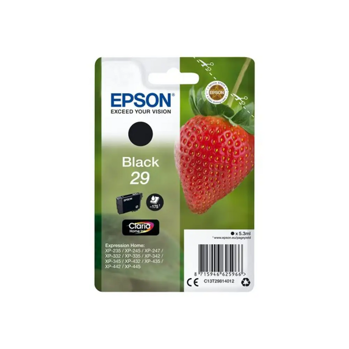 EPSON 4LB Singlepack Black 29 Claria Home Ink