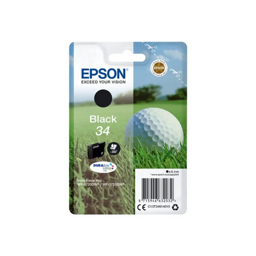 EPSON 4LB Singlepack Black 34 - DURABrite Ultra Ink