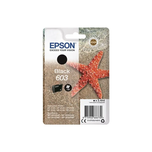 EPSON 4LB Singlepack черно 603 мастило