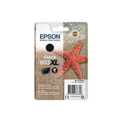 EPSON 4LB Singlepack черно 603XL мастило с мастило